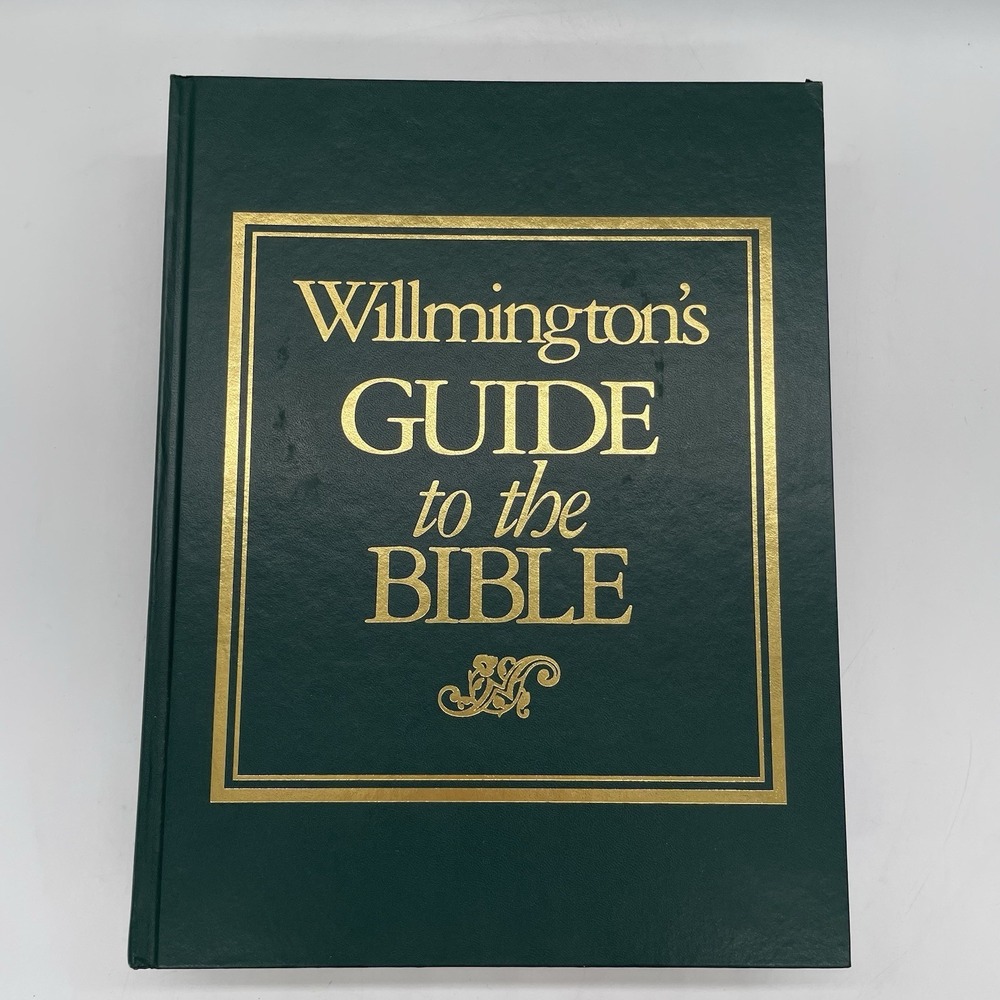 Wilmington's‎ Guide To The Bible Tyndale House Hardcover 1984 Green & Gold Book
